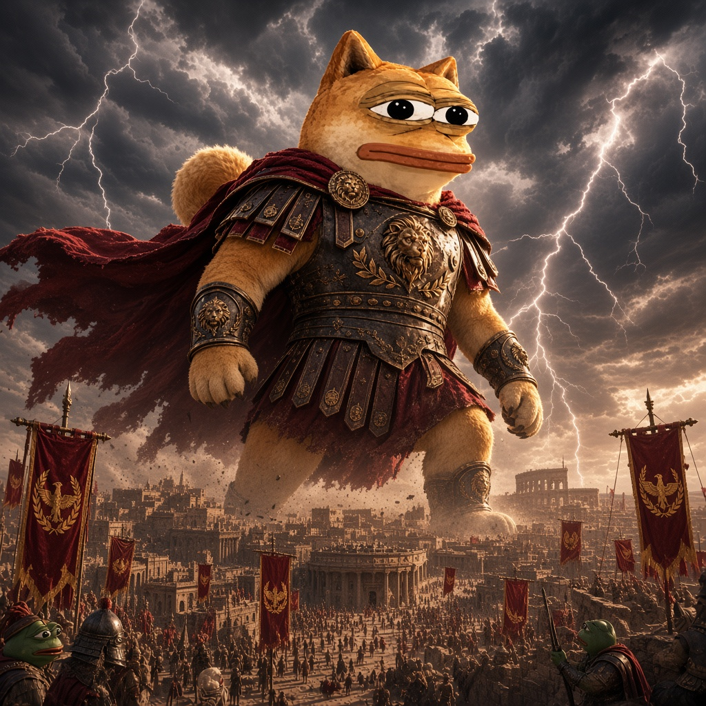 A giant Dopeus Maximus storm rolls over Rome