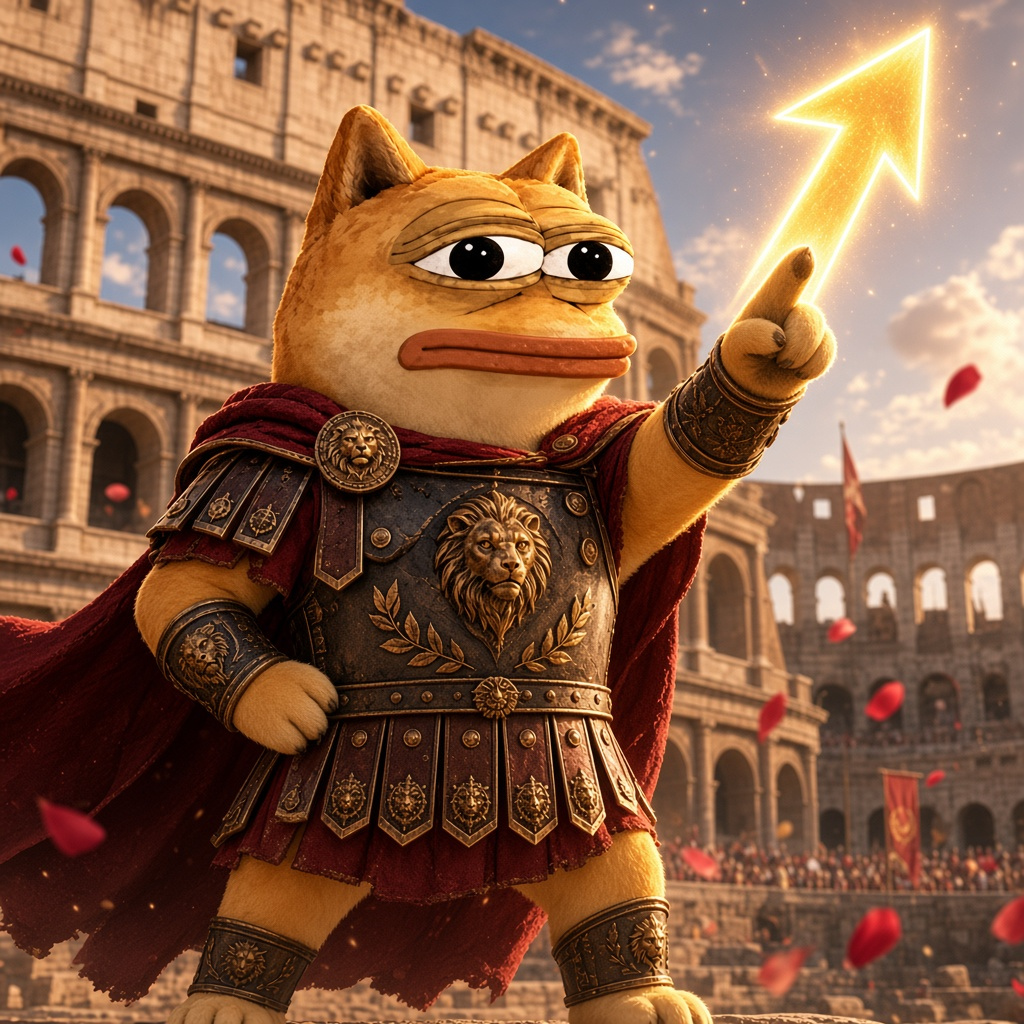 Dopeus Maximus points to an upward arrow